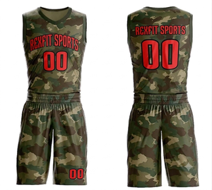 Tenue de basket-ball unisexe respirante en polyester, ensemble de tenue de basket-ball d'été, respirant, été, 100% polyester - Product Image 5