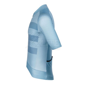 Maillot de Ciclismo de Manga Corta de Ajuste Avanzado para una Mayor Velocidad, con Cintura Elástica y Diseño de Cremallera Oculta Suave - Product Image 3