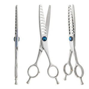 Ciseaux professionnels en acier inoxydable pour la texture des cheveux, ciseaux à effiler, outil de coiffure pour salon et barbier, vente en gros - Product Image 1
