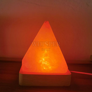 Himalayan <b>Mini</b> Salt Lamp Carved Modern Style High Quality Top A+ Grade <b>Table</b> Decor Soft Glow Relaxing Light Home - Product Image 2