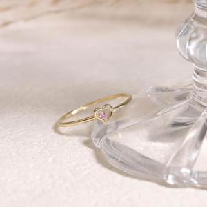 Anillo de Boda de Lujo con Zafiro Rosa Certificado por IGI, Plata de Ley 925, Chapado en Oro de 14K, Delicado Regalo de Piedra de Nacimiento de Septiembre para Ella - Product Image 4