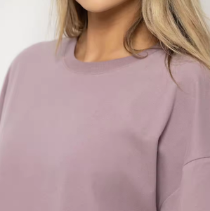 Vestido Camiseta Informal de Alta Calidad para Mujer, Venta al por Mayor, Estampado o Liso, Vestido Camiseta Largo de Verano para Mujer - Product Image 2