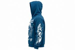 Streetwear Trending Unisex Fleece Pullover Hoodie Punk Pocket Dark <b>Skull</b> Graphic Print Oversized Casual Autumn Winter Apparel - Product Image 3