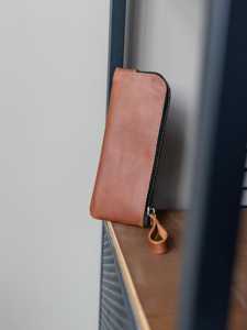 Vintage Cowhide Leather <b>Glasses</b> <b>Case</b> Luxury Handmade Pouch Slim Soft <b>Reading</b> Spectacles Protector Cover Bag LGC-0016 - Product Image 1