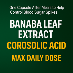 Formule de balance de glucose à base de plantes avec extrait de banaba et acide corosolique OEM Corée - Product Image 5