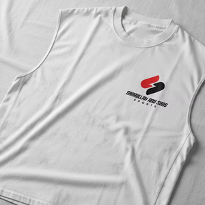Camiseta sin mangas de algodón y elastano lavado estilo vintage para hombre, ajuste holgado, para gimnasio, musculación, informal, transpirable, para verano - Product Image 5