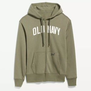 Pull-over ample en polaire respirante 500 GSM pour homme, 100 % coton, surdimensionné, avec fermeture éclair, brodé, imprimé sur mesure, de créateur, pour garçons - Product Image 4