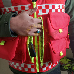 Gilet de sécurité haute visibilité, vêtements de sécurité réfléchissants, gilet de sécurité noir, uniforme de garde, vêtements de travail paramédicaux, gilet tactique - Product Image 5