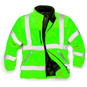 Custom Design Hi Vis Winter Workwear Safety <b>Jackets</b> Reflective Waterproof Windproof Quick Dry Hooded Thick <b>Long</b> Sleeves Unisex - Product Image 1