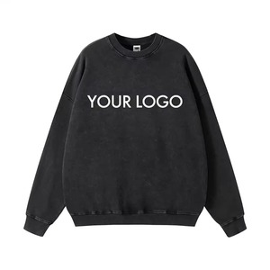 Sweat-shirts en coton surdimensionnés pour hommes, tricotés, respirants, pour l'hiver, vente en gros, personnalisables, OEM, haute qualité, nouvelle collection - Product Image 1