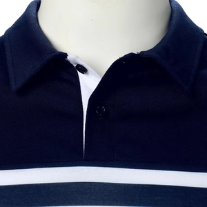 Camiseta Polo de Manga Corta para Hombre, de Algodón y Poliéster, Lisa, Casual, con Logotipo Personalizado, de Alta Calidad, al Por Mayor, la Más Vendida y Moderna - Product Image 4