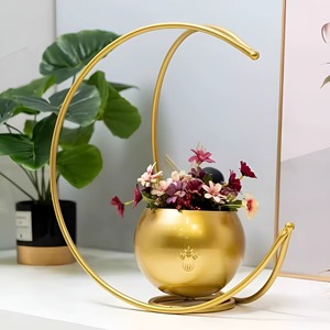Unique Metal Planter <b>Pot</b> for Garden and Patio Decoration Durable Iron Flower <b>Pot</b> for Outdoor Landscaping and Lawn Decor - Product Image 6