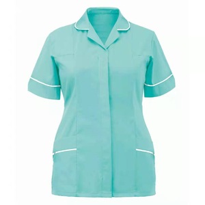High Quality Men <b>Scrub</b> <b>Tops</b> Cotton Polyester Spandex Custom Short Sleeve Doctor Uniform Hospital Use Men <b>Scrub</b> <b>Tops</b> for Adult - Product Image 6