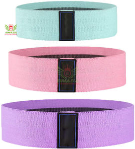 Set de Bandas de Resistencia para Entrenamiento de Cadera para Mujeres, Bandas Elásticas Anchas Antideslizantes para Ejercicios de Glúteos, de Poliéster Resistente - Product Image 1