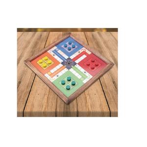 Jeu de société Ludo en bois de qualité supérieure pour adultes et enfants, jeu de table carré classique pour la famille, jeu de voyage portable, jouet éducatif - Product Image 1