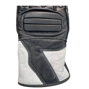 Genuine Cowhide Leather <b>Driver</b> Gloves for Heavy-Duty Work for Gardening Warehouse Welding Hand and Arm Protection - Product Image 5