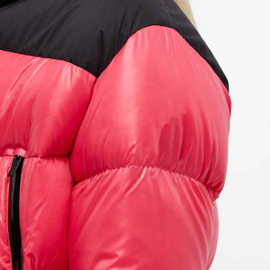 Cut Out Waist <b>Crop</b> <b>Puffer</b> Women's <b>Jackets</b> Two Tone Casual Collar Women <b>Puffer</b> <b>Jacket</b> for Women Wholesale New Style Winter - Product Image 4