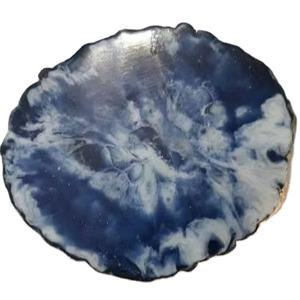 Posavasos de Madera de Olivo Decorativos y Artísticos de Resina Epoxi Ecológica de Lujo al por Mayor, Almohadilla Aislante, Posavasos de Madera Personalizados de la India - Product Image 3