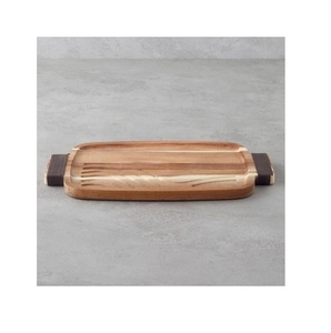 Bandeja de madera hecha a mano para servir té y café, último diseño, forma rectangular, bandeja para servir bocadillos y dulces en India. - Product Image 5