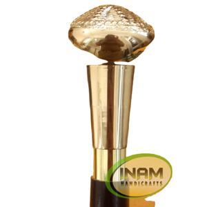 Extrême qualité fait main en bois bâton de marche avec designer/belle poignée en laiton - Product Image 1