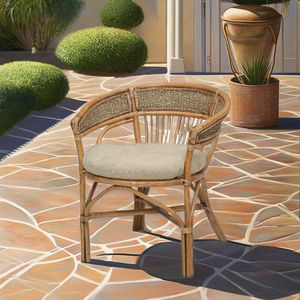 Vente chaude DAKOTA fauteuil en rotin tufté chaise de loisirs moderne et confortable pour la maison chambre ou l'appartement pour les sièges du salon - Product Image 1