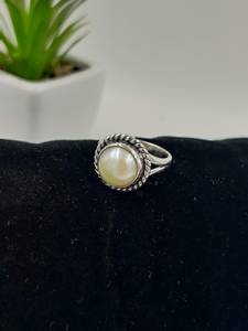 Anillo Delicado con Perla de Agua Dulce, Hecho a Mano, Plata de Ley 925, Chapado en Oro de 14K, Sin Níquel, Sin Plomo, Joyería Elegante para Regalo - Product Image 5
