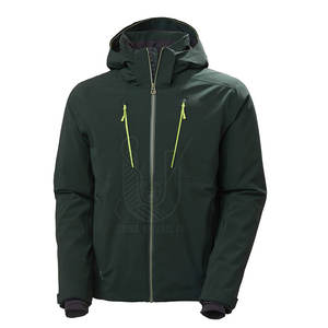 Veste d'hiver softshell à capuche personnalisée avec logo sur le devant, légère, respirante, séchage rapide, pour homme - Product Image 1