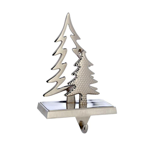 Support de bas de style moderne doré pour la décoration de Noël Support de bas décoratif fait à la main en fer et aluminium - Product Image 3