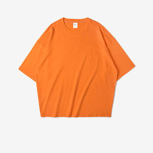 เสื้อยืดโอเวอร์ไซส์ผ้าคอตตอนหนา 260 กรัม 100% คอตตอน สำหรับผู้ชาย ทรงหลวมไหล่ตก สกรีนลายตามสั่ง เสื้อยืดทรงแบ็กกี้สำหรับขาย - Product Image 3