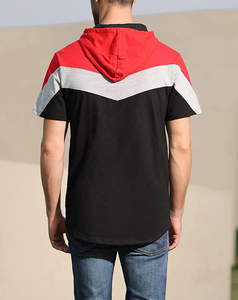 Sudaderas con capucha de manga corta personalizadas de alta calidad, sudadera de algodón con logotipo personalizado para hombre, sudaderas con capucha de forro polar - Product Image 1