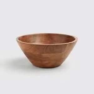 Tazón de Madera Artesanal de Primera Calidad con Acabado Natural para Servir Ensaladas y Frutas, Ecológico, Decorativo para Cocina y Comedor - Product Image 3