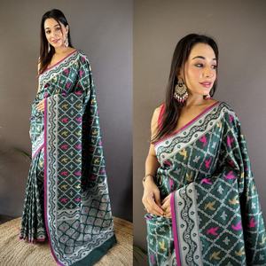 Nuevos diseños de Kurta para mujer, saris de seda suave de Lichi puro, ropa India para diseñadores de césped paquistaníes, trajes de Fatema Fashion - Product Image 1