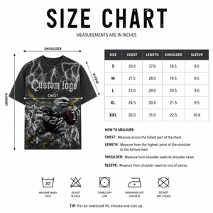 เสื้อยืดโอเวอร์ไซส์ลายกราฟิกสุดฮิต ผ้าคอตตอนพรีเมียมเนื้อหนา พิมพ์ลาย DTG แนวสเปซ แคชชวล สตรีทแวร์ - Product Image 5