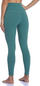 Leggings de Algodón 100% para Mujer, al Mejor Precio, OEM, Casuales, para Gimnasio, con Logotipo Personalizable, Cintura Media, Transpirables, Largura hasta la Rodilla - Product Image 2