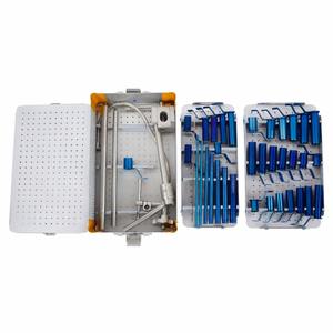 Caja de esterilización para sistema de retractores tubulares, juego de retractores de acero inoxidable de calidad premium, manual, para alta temperatura - Product Image 1