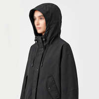 Veste coupe-vent vintage pour homme, nouvelle collection 2026, avec logo personnalisé, col montant, broderie, fermeture éclair frontale, coupe ample, manches longues