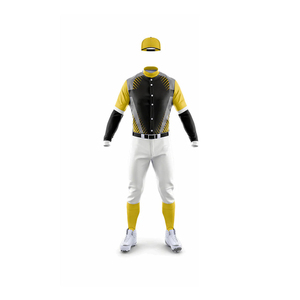 Maillots de baseball personnalisés OEM ODM, ensemble uniforme imprimé, 100 % polyester respirant en maille, manches courtes, qualité supérieure pour l'été, tenue d'équipe - Product Image 2
