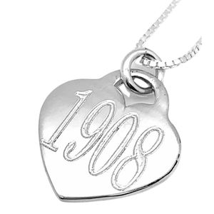 Collier Cœur 1908 Élégant en Or Ton Or, Pendentif Cœur, Chaîne, Bijou Tendance, Accessoire Cadeau Romantique pour Femme - Product Image 2