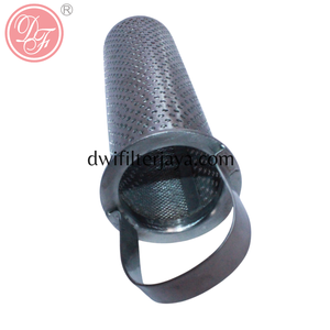 Élément filtrant cylindrique perforé en acier inoxydable OEM SS304 316L pour égouttoirs marins de navires - Product Image 3