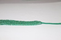 Cuentas facetadas de esmeralda zambiana natural de calidad AAA, excelentes, de 4 mm, para la fabricación de joyas
