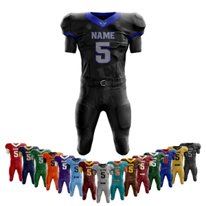 Fabricant de vêtements personnalisés Pro Felt, uniformes de football américain légers pour adultes, conçus sur mesure, kits complets unisexes - Product Image 1