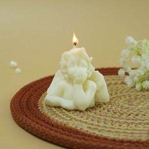 Cute Angel Figurine Candle With Elegant Decorative Design For Girls <b>Birthday</b> Gifts Wedding <b>Favors</b> And Fairy Tale Parties - Product Image 1