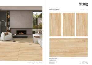 Carreaux de porcelaine polie et émaillée, surface mate, en format 60x120cm (600x1200mm, 24x48), pour la décoration intérieure moderne des sols et des murs. - Product Image 5