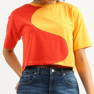 เสื้อครอปท็อปผู้หญิง ผ้าเรียบสีพื้น แห้งเร็ว ขายดี ราคาสมเหตุสมผล - Product Image 5