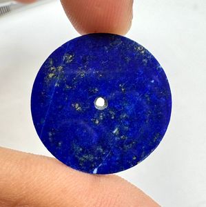A K <b>Gems</b> Natural Blue Lapis Lazuli Watch Dial 31.50 mm Round One Sided Polished Watch <b>Face</b> Model ETH-1004 From Rajasthan - Product Image 3