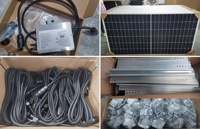 Micro onduleur de panneau solaire flexible avec contrôleur MPPT extérieur de batterie au lithium pour modules photovoltaïques alimentés par balcon de 500W