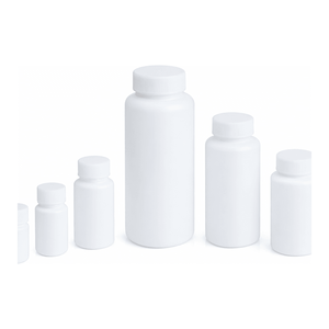 ขวดห้องปฏิบัติการปากกว้าง HDPE พร้อมฝา PP-15 มล. 30 มล. 60 มล. 125 มล. 1000 มล. สำหรับเก็บตัวอย่างของเหลวและของแข็ง - Product Image 3
