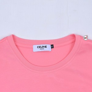 Camisetas de Manga Corta Color Rosa con Estampado Brillante, Cuello Redondo, Corte Regular, Estilo Casual, Camisetas de Tela Tejida para Mujer con Logotipo Personalizado - Product Image 5