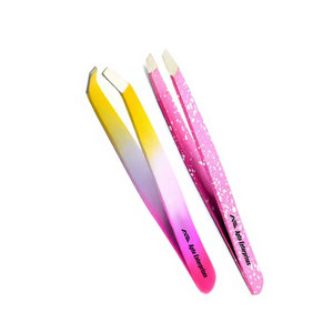 Pince à épiler Apto Enterprises pour sourcils, à pointe inclinée, en acier inoxydable, écologique, pour la précision des cils et le modelage des sourcils - Product Image 5