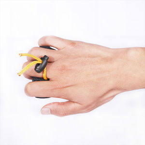 Protector de Dedos de Cuero para Tiro con Arco Profesional, con Separador de Dedos y Protección para Tiro con Arco Recurvo y Longbow - Product Image 2